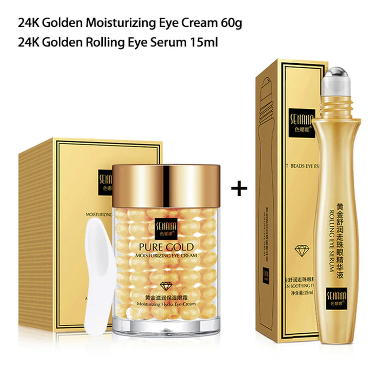 Skincare Set Snail Cream Collagen Cream anti Aging Whiten Skin Face Cream Fade Dark Eye Circles Remove Eye Bags Eye Serum