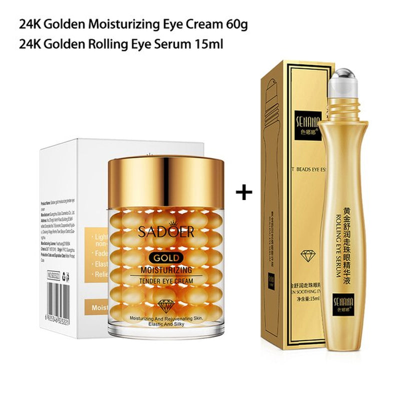 Skincare Set Snail Cream Collagen Cream anti Aging Whiten Skin Face Cream Fade Dark Eye Circles Remove Eye Bags Eye Serum