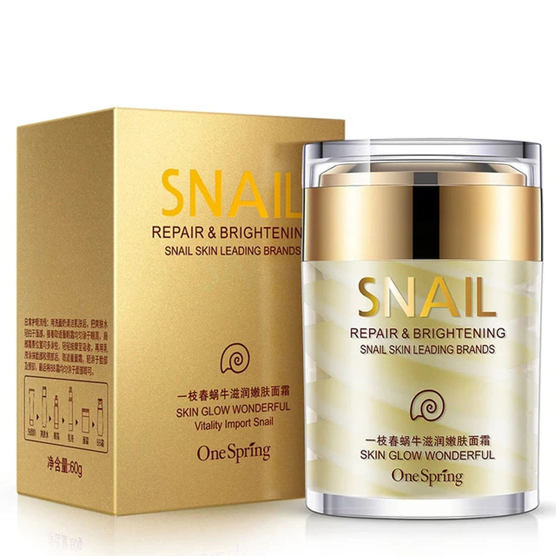 Skincare Set Snail Cream Collagen Cream anti Aging Whiten Skin Face Cream Fade Dark Eye Circles Remove Eye Bags Eye Serum