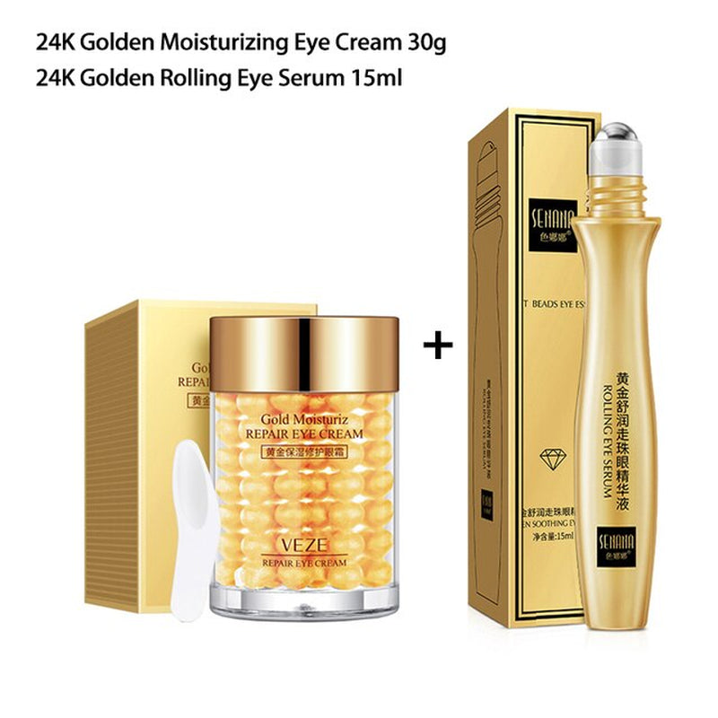 Skincare Set Snail Cream Collagen Cream anti Aging Whiten Skin Face Cream Fade Dark Eye Circles Remove Eye Bags Eye Serum