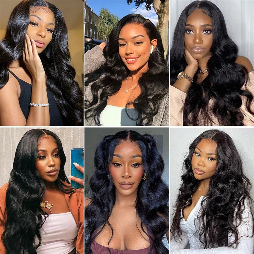 Brazilian Body Wave 3 Bundles with Closure (20 22 24+18) 100% Unprocessed Brazilian Body Wave Human Hair Bundles with 4X4 Lace Closure Free Part Natural Color